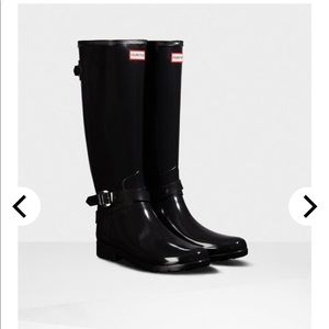 HUNTER BOOTS WORN ONCE